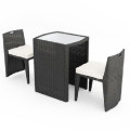 Brown Garden Rattan Patio Möbel mit 2 Sitzplätzen